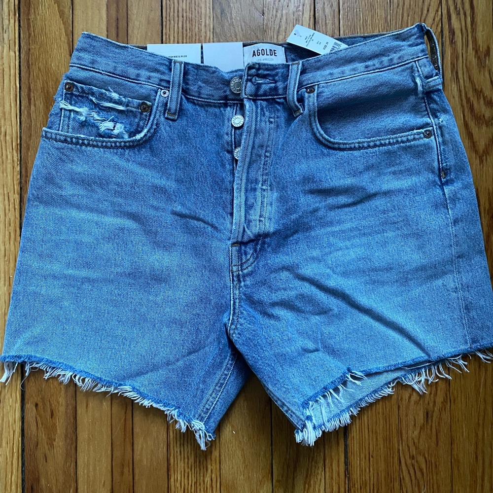 Agolde Jean shorts - never worn, new with tags!
